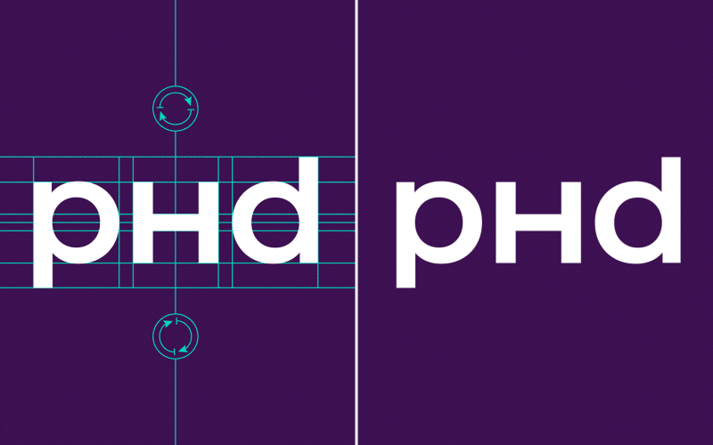 Nová vizuální identita PHD, zdroj: PHD
