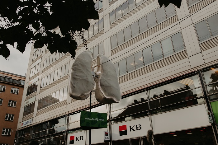 Model lidských plic od KB upozorňuje na měnící se klima