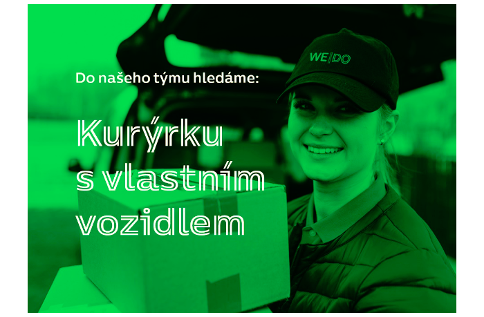 WeDo láká kampaní k sobě mezi kurýry ženy
