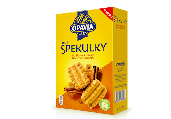 Opavia uvádí skořicové sušenky Spekulky, zdroj: Mondelēz International.
