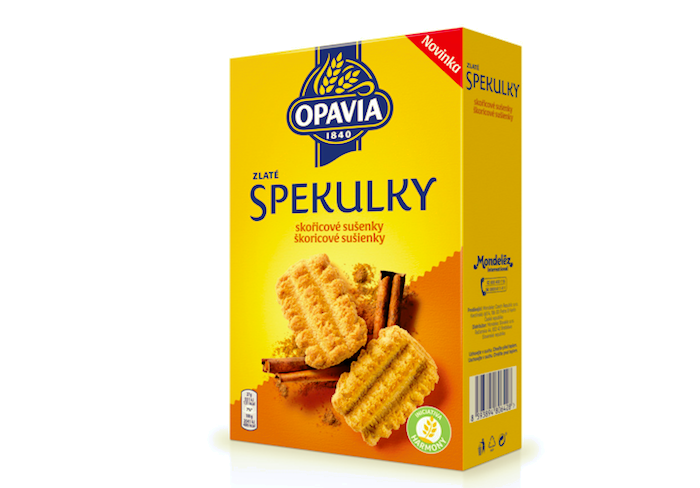Milka uvádí nové příchutě, Opavia sušenky Spekulky