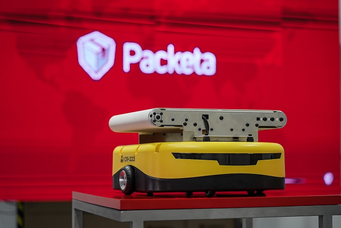 Robotická třídička PackMan, zdroj: Zásilkovna