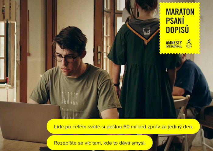 Amnesty vyzývá k nepsání zbytečných zpráv