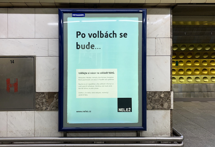 Nelež vyzývá kampaní k boji proti dezinformacím