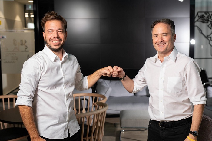 Jakub Havrlant, předseda představenstva Mall Group, a François Nuyts, CEO společnosti Allegro. Zdroj: Mall Group