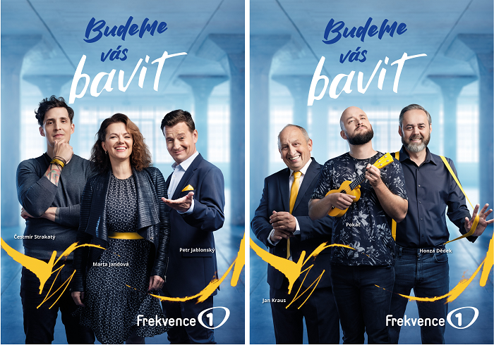 Frekvence 1 zahajuje novou kampaň „Budeme vás bavit"