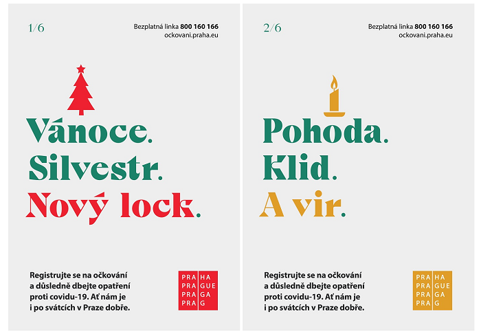 Pražská kampaň na podporu očkování, zdroj: DDB Prague