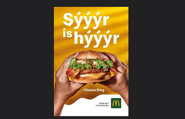 Vizuál kampaně McDonald’s, zdroj: McDonald’s