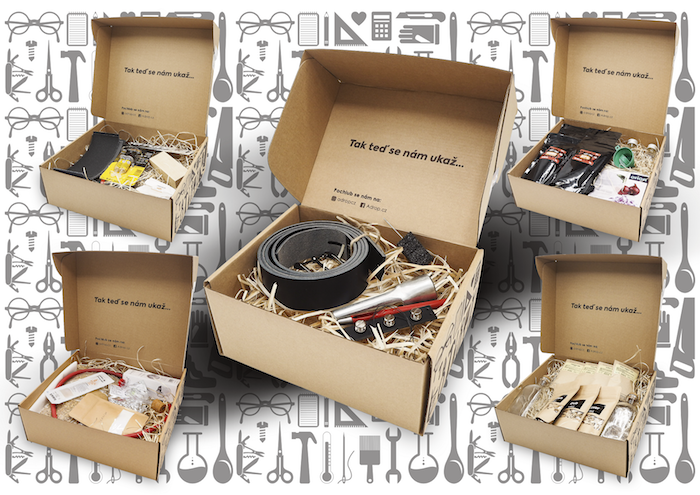 Adrop představuje kampaní kutilské dárkové boxy