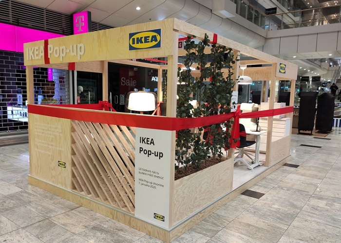 Budou se otevírat menší pop-up kiosky v krajských městech, zdroj: IKEA