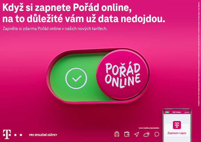T-Mobile podpoří kampaní od Ticina službu „Pořád online“