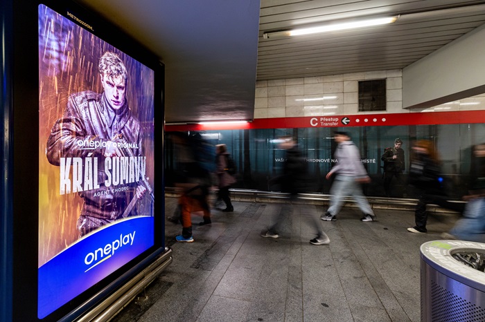 Oneplay uvádí nové bigboardy, spoty i branding v metru