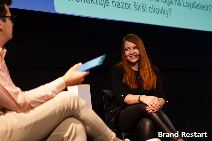 Vendula Margaretis Rechová na konferenci Brand Restart, zdroj: Taste