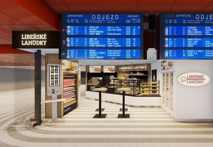 Libeřské lahůdky otevřely v novém konceptu na Hlavním nádraží v Praze