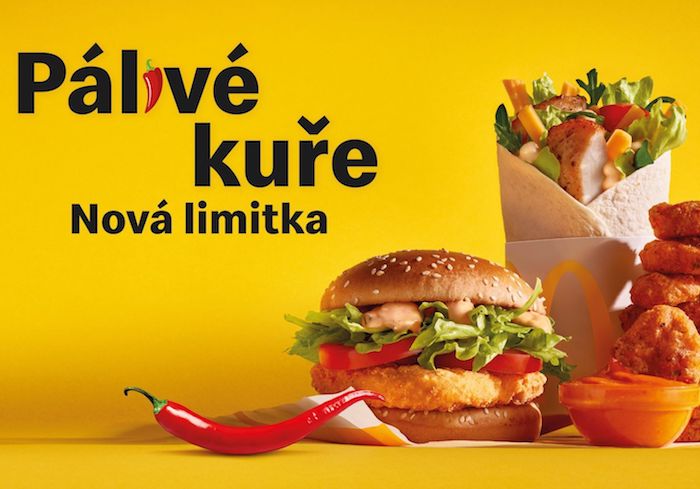 McDonald’s komunikuje pálivou kuřecí nabídku