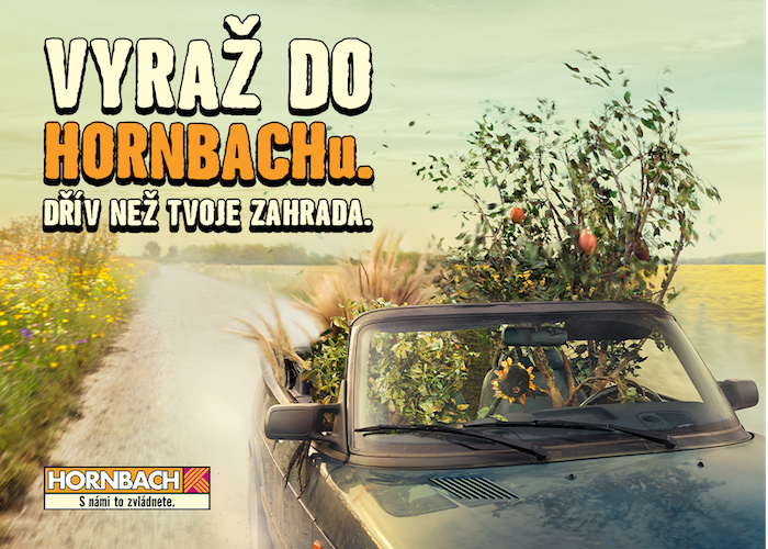 Hornbach v kampani sleduje „zahradu na útěku“