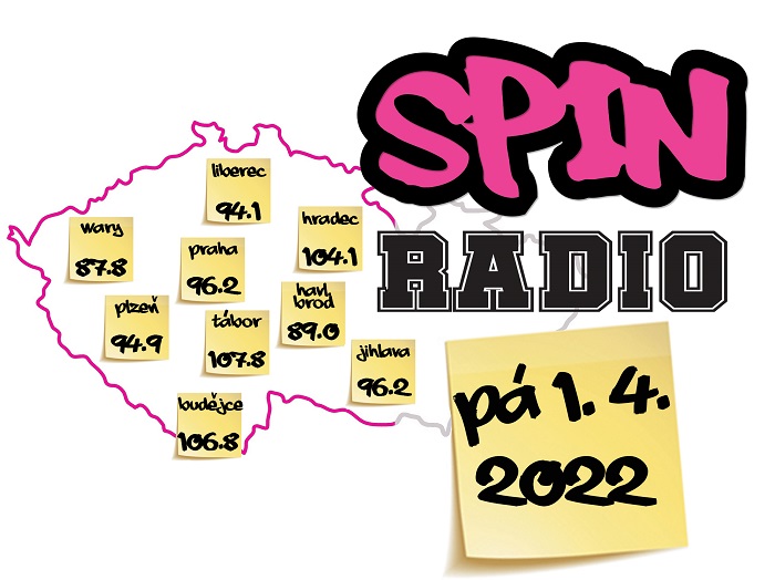 Rozšíření Rádia Spin od 1. dubna 2022, zdroj: Rádio Spin
