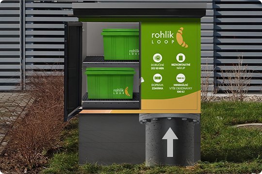 Online supermarket Rohlík investuje do potrubní dopravy, zdroj: Rohlík.