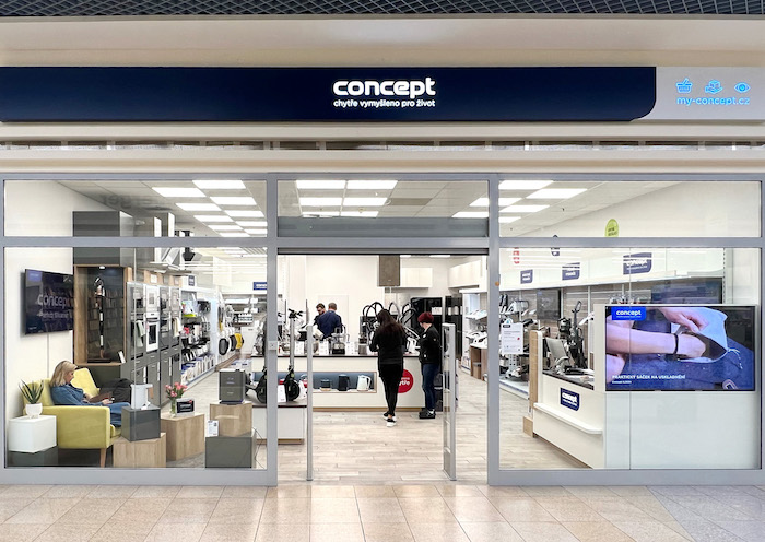 První značková prodejna Concept se nachází v OC Haná v Olomouci, zdroj: Concept.