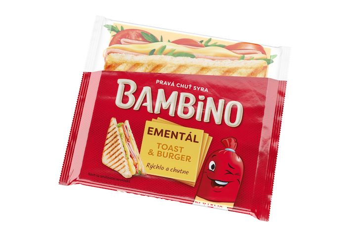 Bambino uvádí řadu sýrových plátků Toast & Burger, zdroj: Savencia F&D.