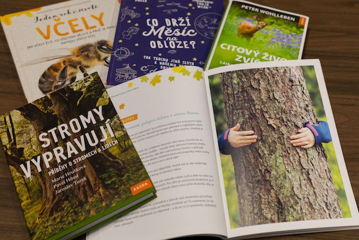 Za přečtení některé z "přírodních" knih daruje projekt Čtení pomáhá na charitu 50 korun a vysadí dva stromy, zdroj: Čtení pomáhá.