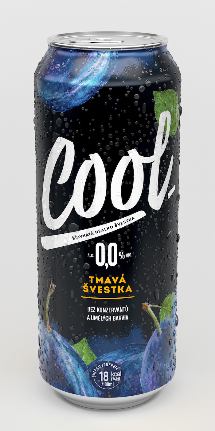 Novou příchutí značky Cool je Tmavá švestka, zdroj: Pivovary Staropramen.