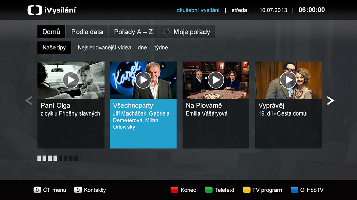 ČT vysílá deset let v HbbTV, chystá nový Teletext i aplikaci