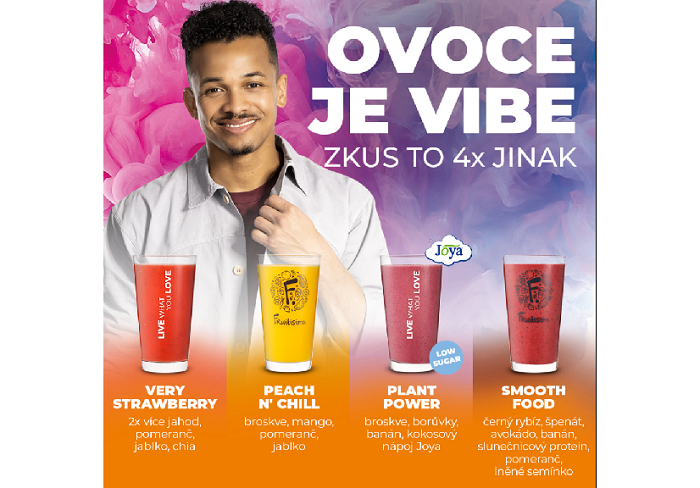 Ben Cristovao je tváří sezónních drinků Fruitisimo