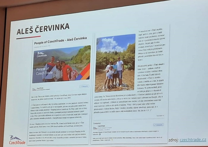 Risk s novým formátem článků na LinkedInu se v případě CzechTrade vyplatil, zdroj: prezentace M. Buřiče na Content First