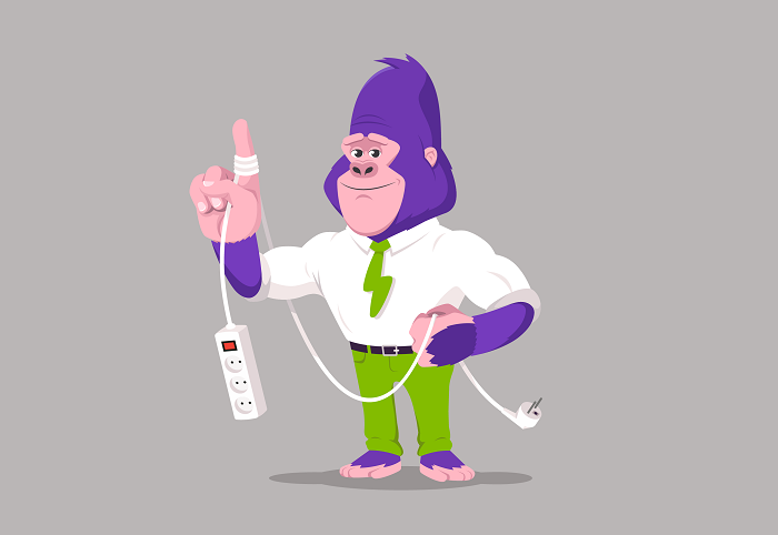 Firma epet představila maskota, sází na fialovou gorilu