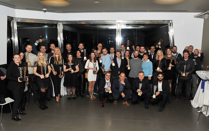 Zástupci oceněných českých agentur na IMC European Awards, foto: IMC European Awards