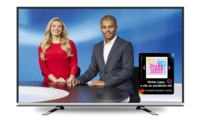 Nova rozšířila aplikaci Social TV v HbbTV o síť TikTok