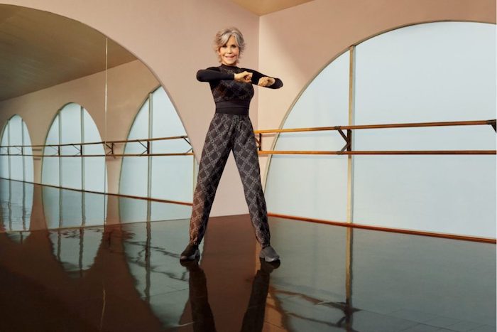 Tváří launchovací kampaně nové značky H&M Move se stala Jane Fonda, zdroj: H&M.