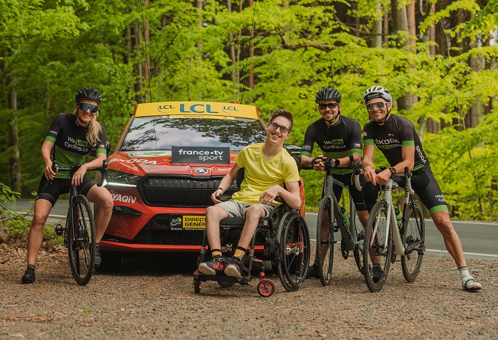 Aktivity WeLoveCycling od Škoda Auto podpořily Davida Štefanidese