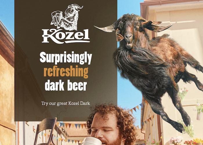 Kozel mezinárodní kampaní podpoří tmavé pivo