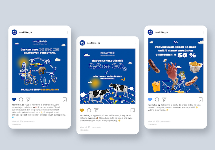 Nextbike vyzvala kampaní lidi k jízdě na kole