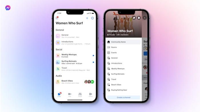 Meta zavedla komunitní chaty ve Facebook Messengeru