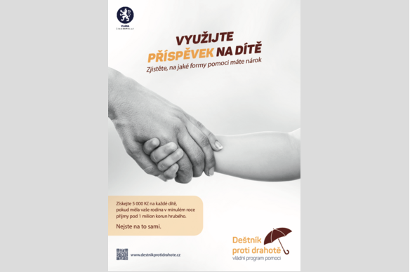Kampaň Deštník proti drahotě přibližuje státní pomoc