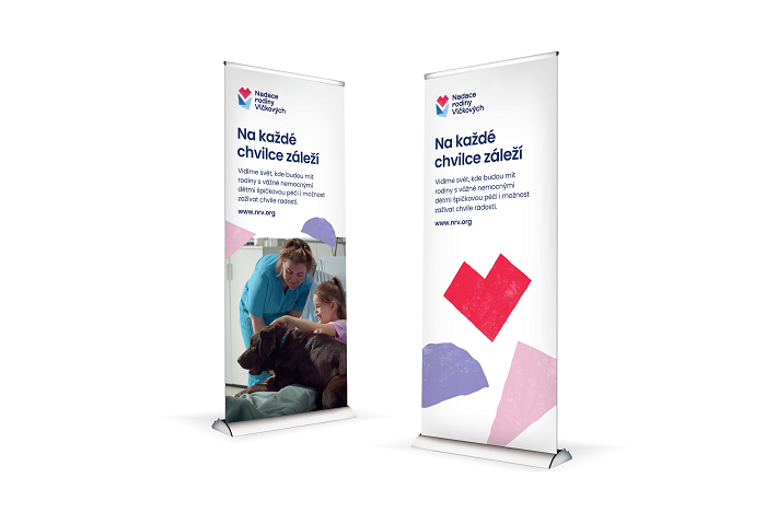 Nadace rodiny Vlčkových má novou vizuální identitu