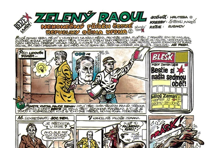 V Reflexu dnes vychází poslední díl komiksu Zelený Raoul