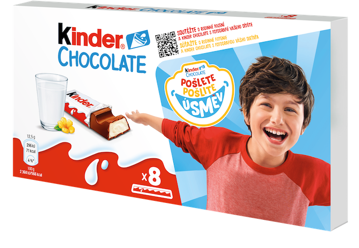 Kinder Chocolate nabízí personalizované přebaly