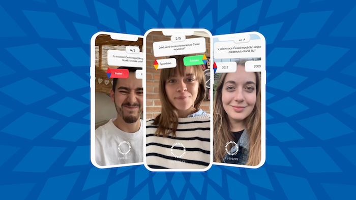 AR na Instagramu podporuje české předsednictví v Radě EU