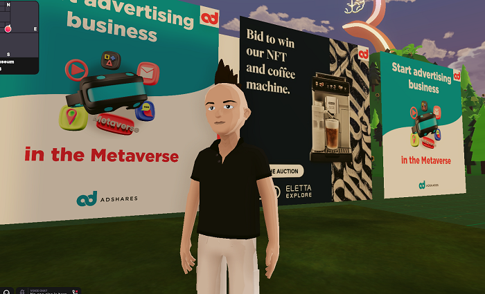 De'Longhi má reklamu v metaverzu, je první v Decentralandu