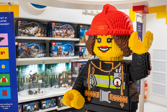 První značkový obchod Lego v České republice se nachází v pražském obchodním centru Westfield Chodov, zdroj: Lego.