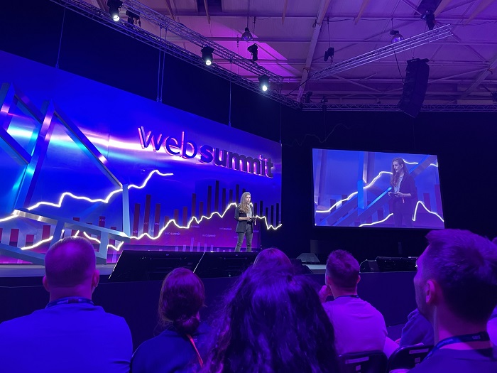Molly White na Web Summitu 2022, zdroj: Ondřej Šeliga