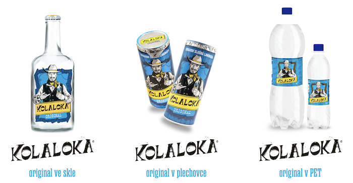 Kolaloka je k dostání ve skleněné lahvi, plechovce i PET lahvi, zdroj: Kolaloka