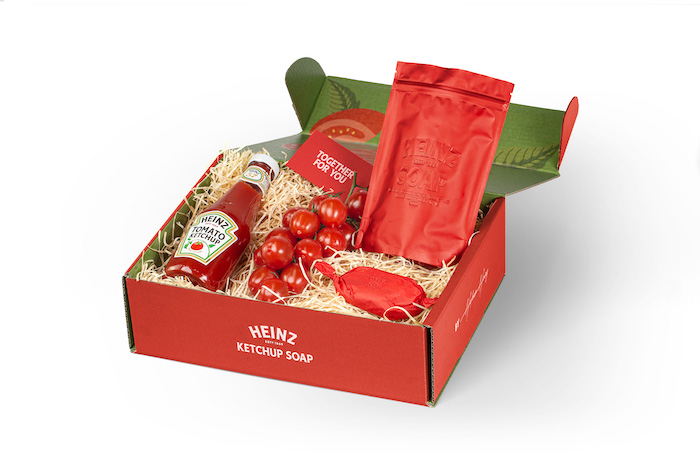 Heinz vytváří s designérkou Heinz kečupové mýdlo