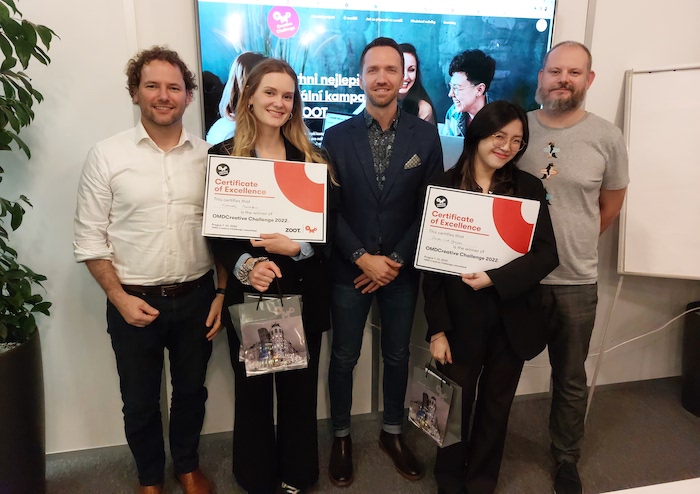 OMD Creative Challenge vyhrává tým Kreativní krávy