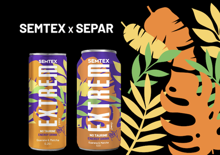 Společně s rapperem Separem vytvořila značka Semtex novinku Extrém bez taurinu, zdroj: Semtex / Kofola ČS