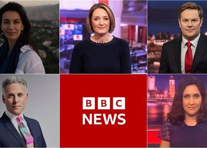 Hlavní tváře budoucí zpravodajské televize BBC News. Zdroj: BBC